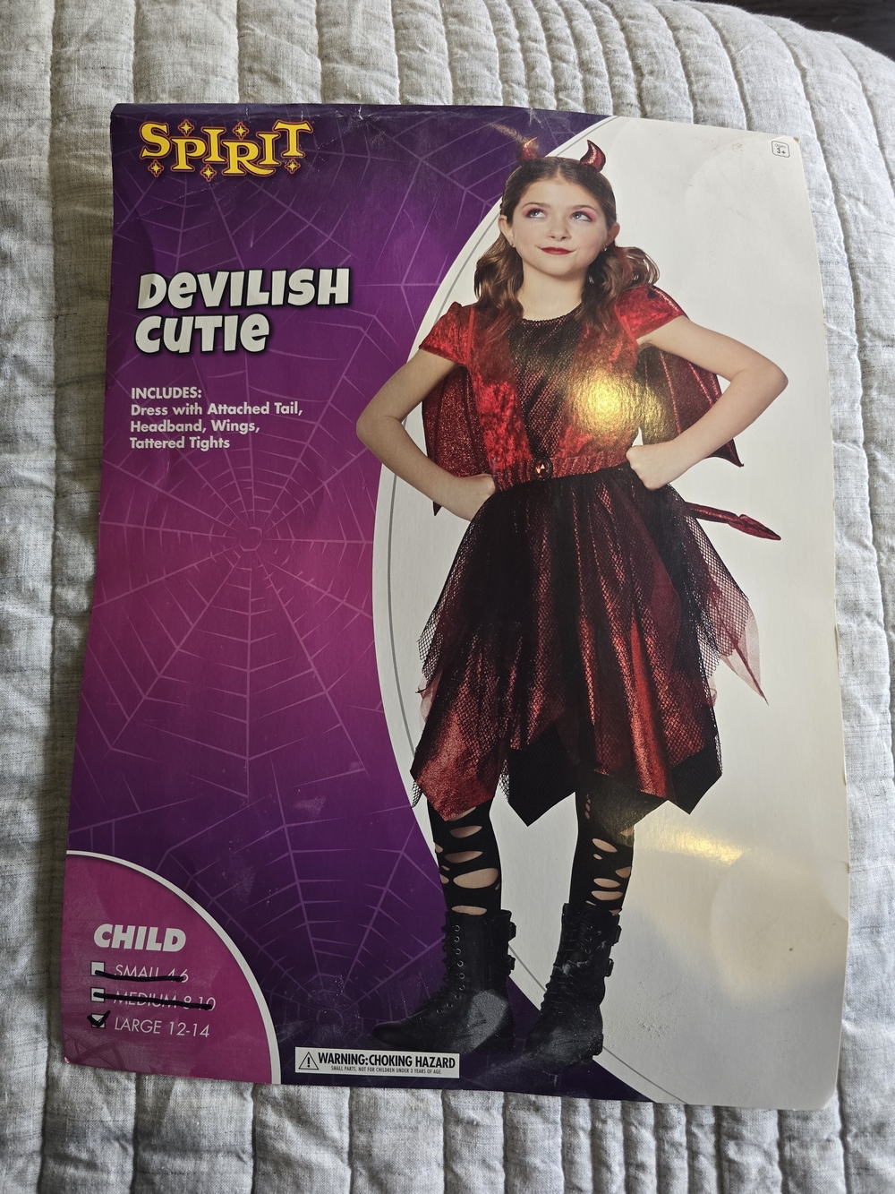 Spirit Devilish Cutie Costume - Red, Black